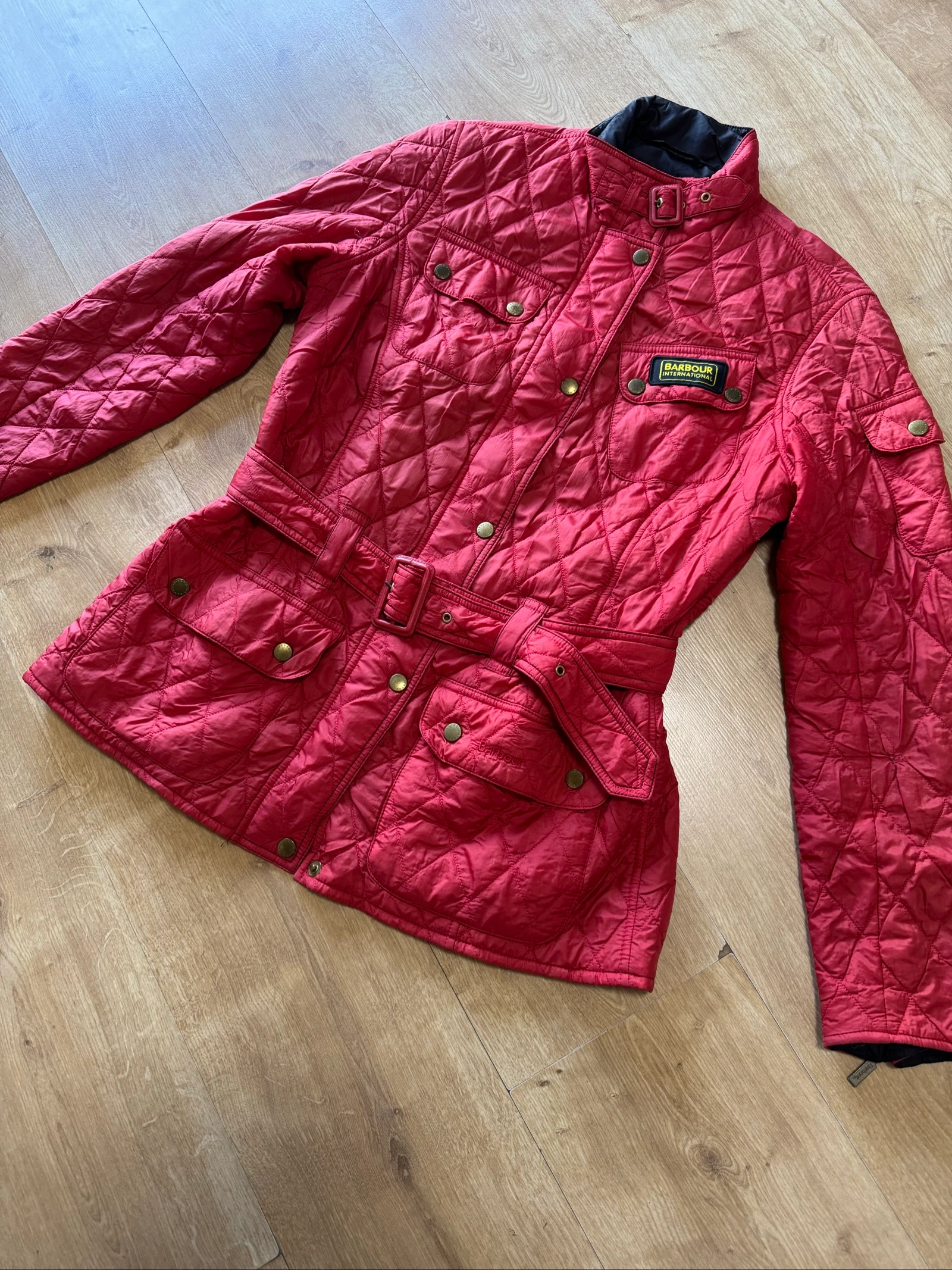 Barbour vintage jaqueta vermelha elegante tamanho M – photo 2